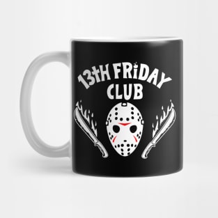 Slasher Retro 80's Club Logo Parody Mug